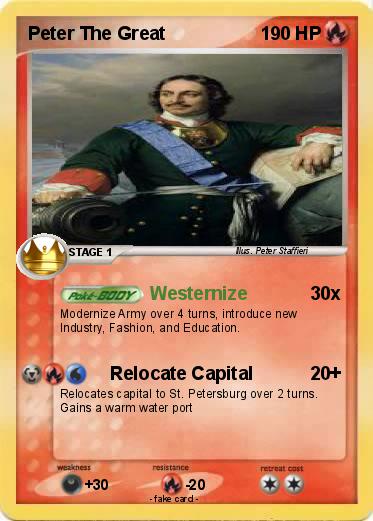Pokemon Peter The Great