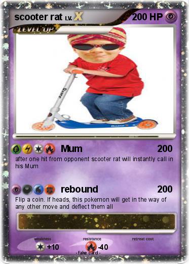 Pokemon scooter rat