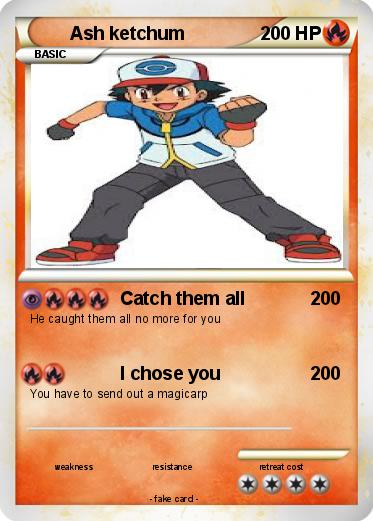 Pokemon Ash ketchum