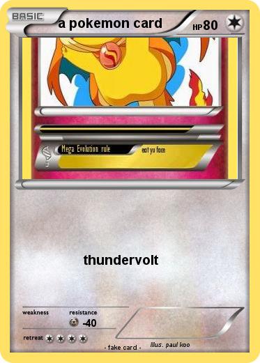 Pokemon a pokemon card