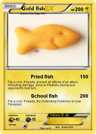 Pokemon Gold fish