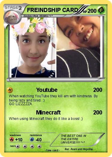 Pokemon FREINDSHIP CARD