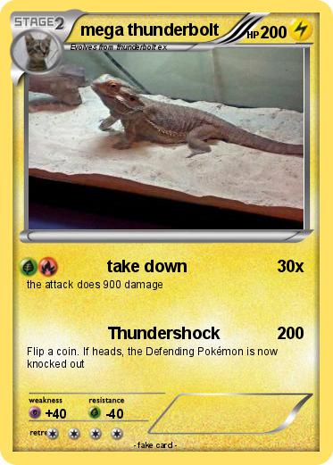 Pokemon mega thunderbolt