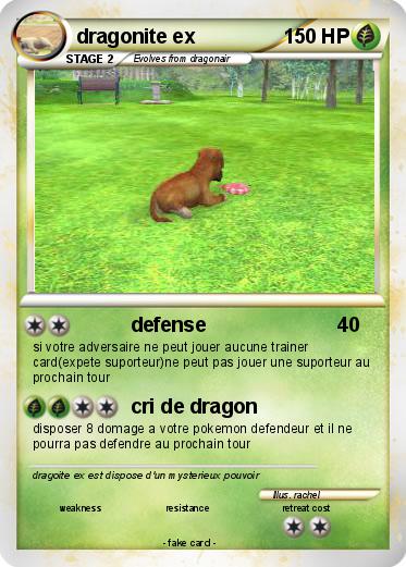 Pokemon dragonite ex