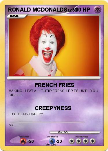 Pokemon RONALD MCDONALDS