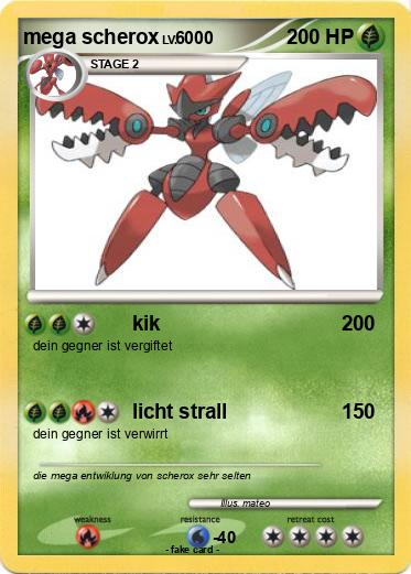 Pokemon mega scherox