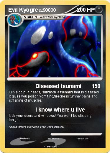 Pokemon Evil Kyogre