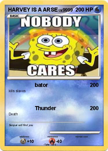 Pokemon HARVEY IS A ARSE
