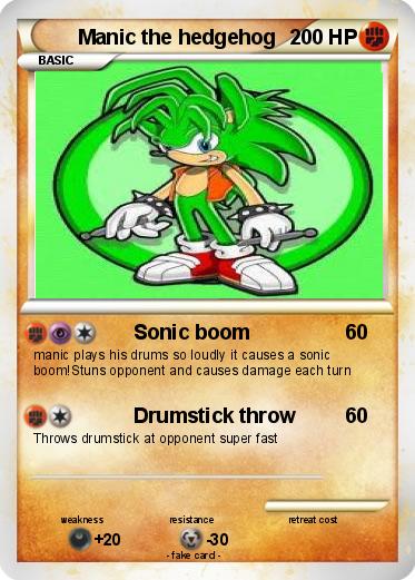 Pokemon Manic the hedgehog