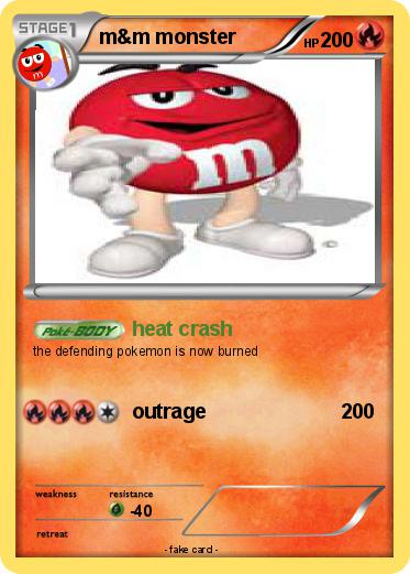 Pokemon m&m monster