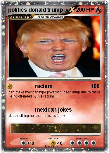 Pokemon politics donald trump