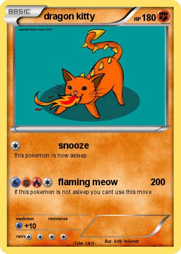 Pokemon dragon kitty