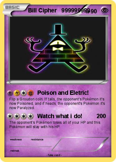 Pokemon Bill Cipher   999999999