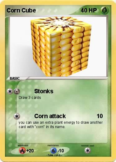 Pokemon Corn Cube