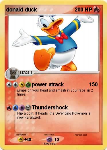 Pokemon donald duck
