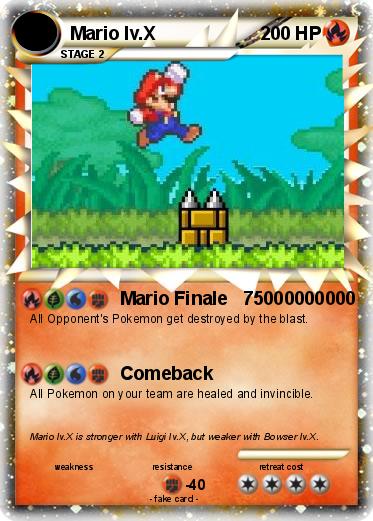 Pokemon Mario lv.X