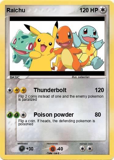 Pokemon Raichu