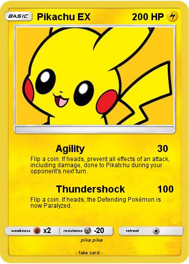 Pokemon Pikachu EX