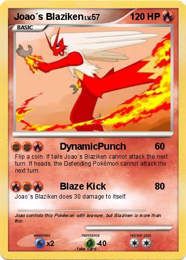Pokemon Joao´s Blaziken