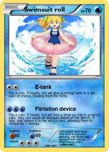 Pokemon Swimsuit roll