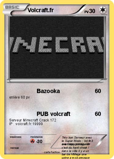 Pokemon Volcraft.fr