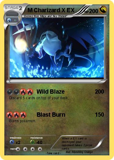 Pokemon M Charizard X EX