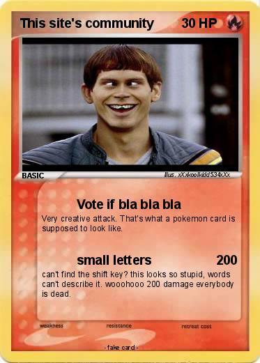 Pokemon This site's community