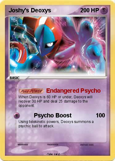 Pokemon Joshy's Deoxys