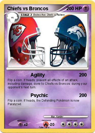 Pokemon Chiefs vs Broncos