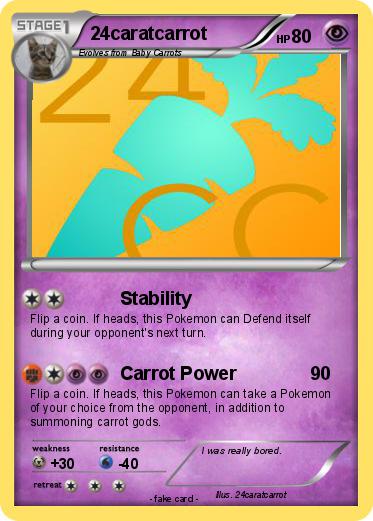 Pokemon 24caratcarrot