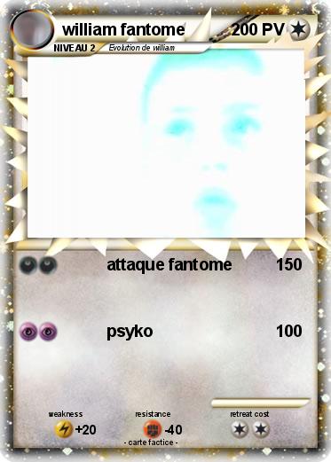 Pokemon william fantome