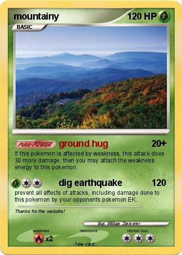 Pokemon mountainy