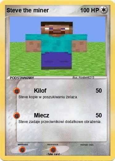 Pokemon Steve the miner