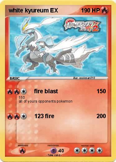 Pokemon white kyureum EX