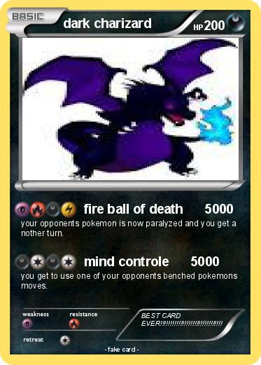 Pokemon dark charizard