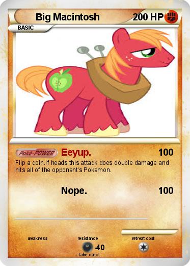 Pokemon Big Macintosh