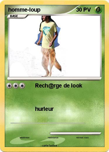 Pokemon homme-loup