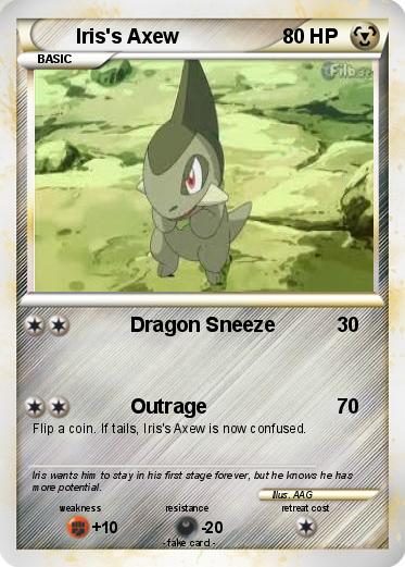 Pokemon Iris's Axew