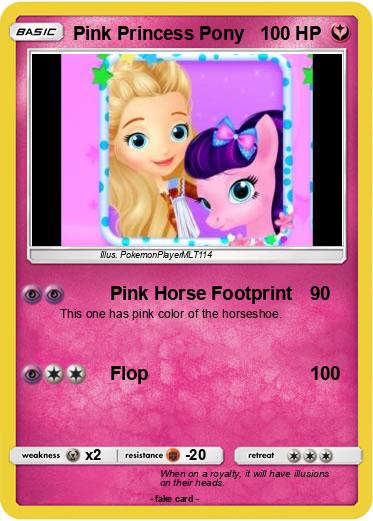 Pokemon Pink Princess Pony