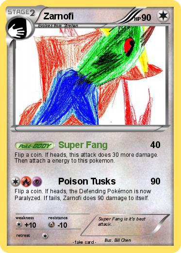 Pokemon Zarnofi