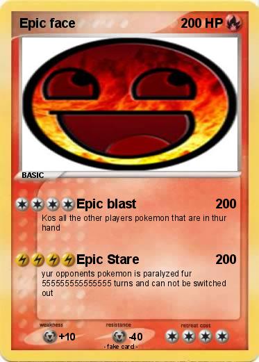 Pokemon Epic face
