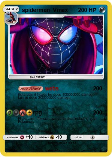 Pokemon spiderman  Vmax