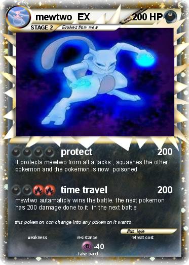 Pokemon mewtwo  EX