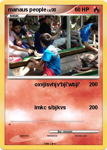 Pokemon manaus people
