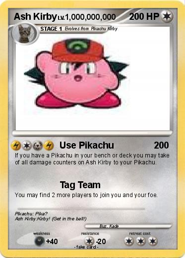 Pokemon Ash Kirby