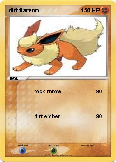Pokemon dirt flareon