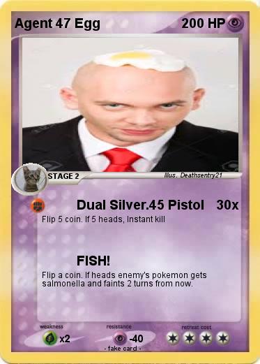 Pokemon Agent 47 Egg