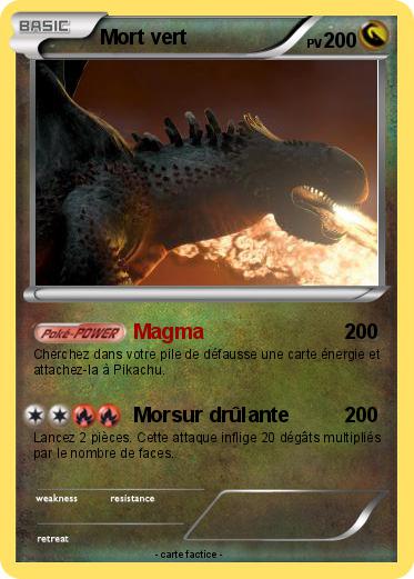 Pokemon Mort vert
