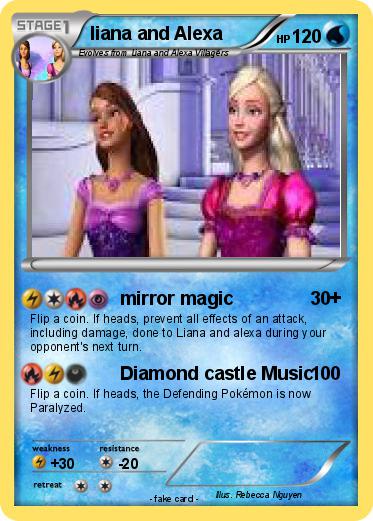 Pokemon liana and Alexa