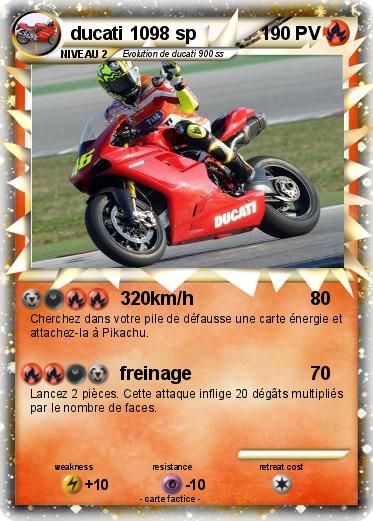 Pokemon ducati 1098 sp